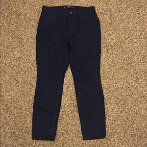Hollister high-rise super skinny navy jeans